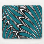 abstrackt blue flowers mousepad