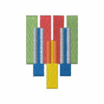 Abstract 0670 embroidered shirts