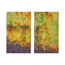 Abstract  # 1 .. Rust Gallery Wrap Canvas