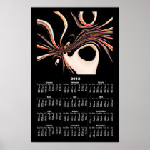 Abstract 3 calendar ~ print