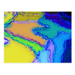 Abstract 7 postcard