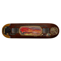 Abstract - Acrylic - Rising power.jpg Skate Board Decks