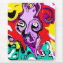 Abstract Alien Mouse Pads