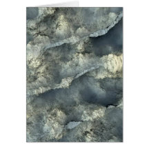Abstract alien stone card