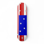 Abstract American Flag Skate Deck