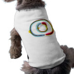 Abstract and colourful letter O Dog Clothing