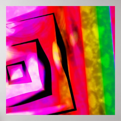 Abstract Angles And Lines Poster by SjStevenson