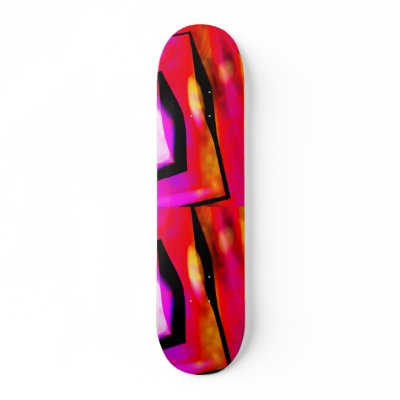Abstract Angles And Lines Skateboard by SjStevenson