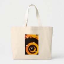 Abstract Antique Junk Style Fashion Art Solid Shin Tote Bags