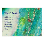 ABSTRACT AQUA BLUE TEAL GOLD SPARKLES,RED WAX SEAL BUSINESS CARD TEMPLATES