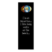 Abstract Aquarius Bookmarks