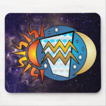 Abstract Aquarius Mousepad