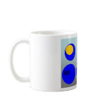 Abstract Art  - Blue Circle Blues mugs