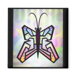 Abstract Art Butterfly COLORFUL BEAUTIFUL Fridge Magnet