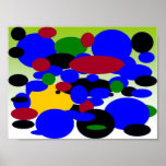 Abstract Art - Circles in the Mist Print