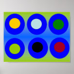 Abstract Art - Circles Within Circles Print