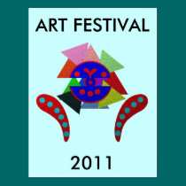 ABSTRACT ART FESTIVAL 2011 postcards