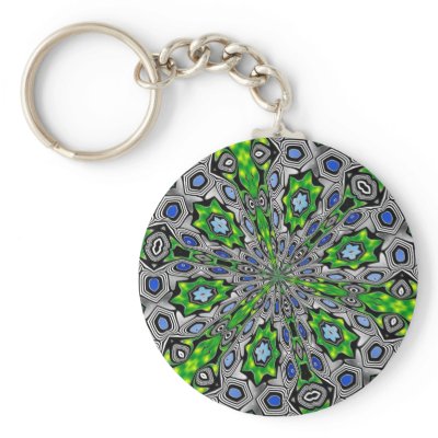 ABSTRACT ART KEY CHAINS by pjan97