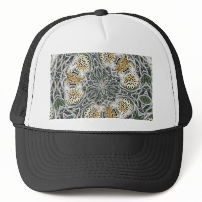 ABSTRACT ART MESH HAT by pjan97