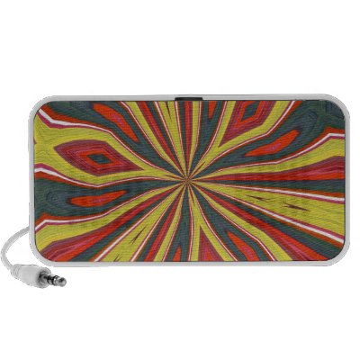 ABSTRACT ART MP3 SPEAKER by pjan97