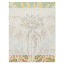 abstract art nouveau pattern vintage art flyer