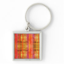 Abstract Art Pattern Keychain