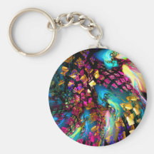 Abstract Art: Pieces Of A Dream Key Chain