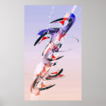 abstract art poster
