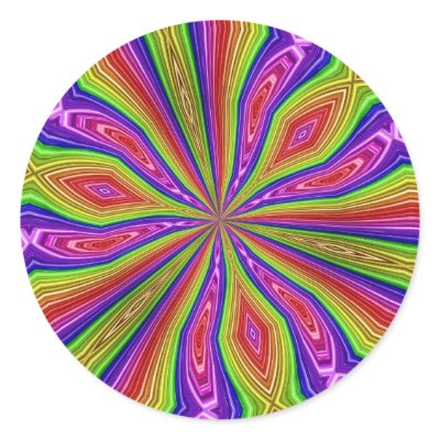 ABSTRACT ART STICKER by pjan97