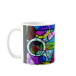 Abstract Art-Title:Juggler-Green Tint Mugs