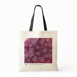 Abstract Art with Flowers Bag - Burgundy Pink