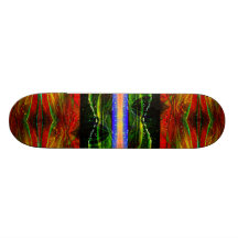 Abstract Astronomical Spider Skateboard Deck