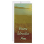 Abstract Autumn Landscape Bookmark Rack Card