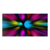 Abstract Background Photo Greeting Card
