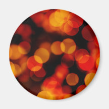 Abstract Background with Blurry Lights Fridge Magnet