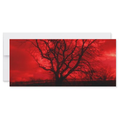 Abstract Bald Tree Custom Rack Cards by made_in_atlantis