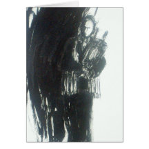 Abstract bar-mitzvah boy cards