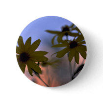 Abstract Black-eyed Susans Pins