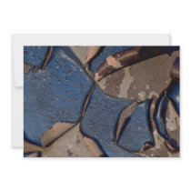 Abstract Blistered automotive paint Personalized Invite