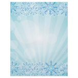 Abstract Blue Background Vector Graphic snowflakes Custom Flyer