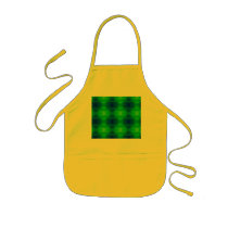 Abstract Blue Greens Apron
