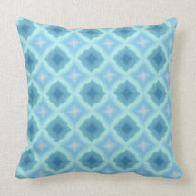 Abstract Blue Pillow