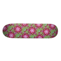 ABSTRACT BLUE PINK PURPLE STARS SKATEBOARD DECKS