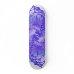 Abstract: Blue Spiral: Vector Drawing: Skateboard