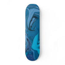 Abstract Blue Swirl Pattern Stateboard