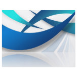 Abstract Blue Swoosh Textured Flyer