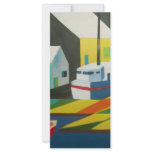 abstract boat 2 custom rack cards