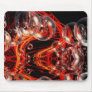 Abstract bubblered background mouse pad