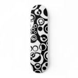 Abstract Bubbles 01 - B/W skateboards