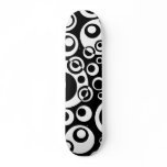 Abstract Bubbles 04 - B/W skateboards